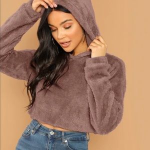 Super soft cropped hoodie